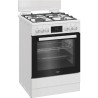 Whirlpool W6G8LMSWW Ηλεκτρική κουζίνα με εστίες αερίου λευκή