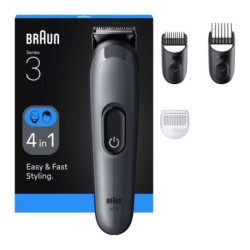 Braun AIO3500 Ξυριστική Μηχανή Σώματος Προσώπου Επαναφορτιζόμενη