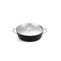 Fissler Adamant Ανοξείδωτη Ημίχυτρα μεταλλικό καπάκι 24cm 15612424000