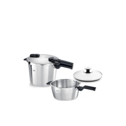 Fissler Vitaquick Premium Set Quattro 8lt 4 5lt 2-καπ Χύτρα Ταχ 60281011090