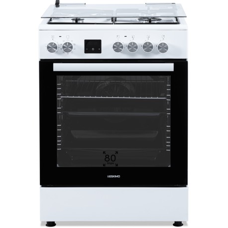 ESKIMO ES G31HPPRW ΛΕΥΚΗ ΜΕΙΚΤΗ ΚΟΥΖΙΝΑ ΥΓΡΑΕΡΙΟΥ ΗΛΕΚΤΡΙΚΗ 80L