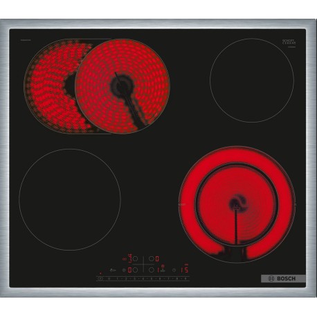 Bosch PKN645FP2E Σειρά6 Ηλεκτρικές εστίες 60cm εντοιχιζόμενη με πλαίσιο