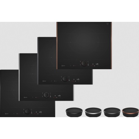 Neff T66YYY4B0 N90 Επαγωγικές εστίες 60cm Matt black Flex Design