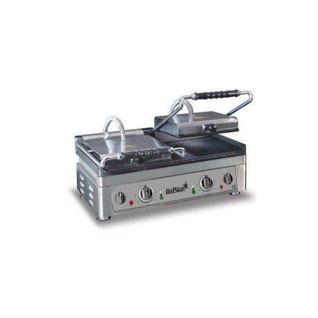 Τοστιέρα διπλή άνω κάτω ραβδωτή ItalStar ITAL0003
