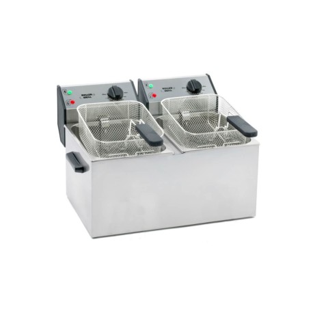 Φριτέζα ηλεκτρική επιτραπέζια 2x8L ROLLER GRILL FD80D