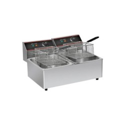 Φριτέζα ηλεκτρική επιτραπέζια 2x6L KROBE