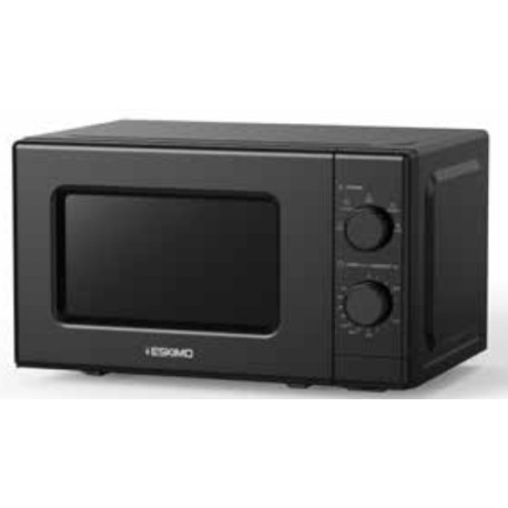Eskimo ES-MWO720B Φούρνος Μικροκυμάτων Μαύρος 20L