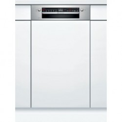 Bosch SPI2HKS02E Σειρά 2 Εντοιχιζόμενο πλυντήριο πιάτων με εμφανή μετόπη 45cm INOX