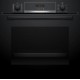 Bosch HQA574BB3 Σειρά 4 Εντοιχιζόμενος φούρνος με λειτουργία επιπρόσθετου ατμού Μαύρο