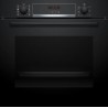 Bosch HQA574BB3 Σειρά 4 Εντοιχιζόμενος φούρνος με λειτουργία επιπρόσθετου ατμού Μαύρο