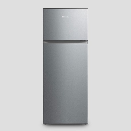 Inventor DP1430SEL Ψυγείο Δίπορτο 204L Inox 143 55 55