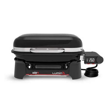 Weber Lumin Smart Compact Black Ηλεκτρική Ψησταριά 1502047