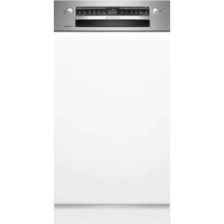 Bosch SPI4HMS13E Σειρά 4 Εντοιχιζόμενο πλυντήριο πιάτων με εμφανή μετόπη 45cm INOX