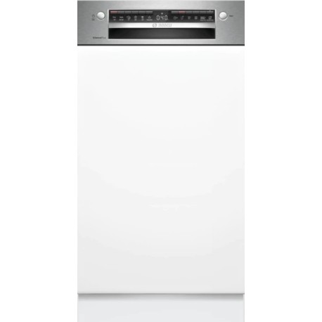 Bosch SPI4HMS13E Σειρά 4 Εντοιχιζόμενο πλυντήριο πιάτων με εμφανή μετόπη 45cm INOX