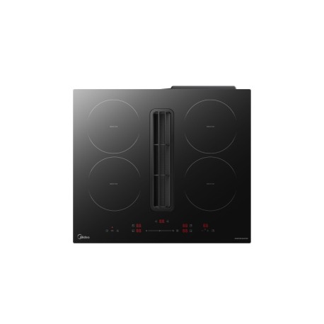 Midea MIH742FY18K0Y Επαγωγική Εστία με ενσωματωμένο απορροφητήρα 60cm