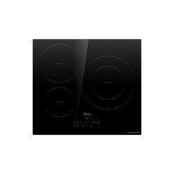Midea MIH740T278K0 Εστία Επαγωγική με 3αυτόνομες ζώνες 1Διπλή