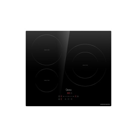 Midea MIH740T278K0 Εστία Επαγωγική με 3αυτόνομες ζώνες 1Διπλή