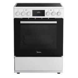 Midea MFO24D-AE4R10F-WH Ελεύθερη κεραμική κουζίνα Λευκή