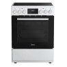 Midea MFO24D-AE4R10F-WH Ελεύθερη κεραμική κουζίνα Λευκή