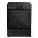 Midea MFO24D-AE4R10F-BK Ελεύθερη κεραμική κουζίνα Μαύρο
