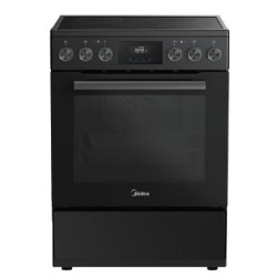 Midea MFO24D-AE4R10F-BK Ελεύθερη κεραμική κουζίνα Μαύρο