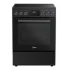 Midea MFO24D-AE4R10F-BK Ελεύθερη κεραμική κουζίνα Μαύρο