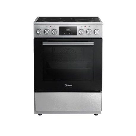Midea MFO24D-AE4R10F-SS Ελεύθερη κεραμική κουζίνα Ασημί