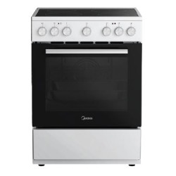 Midea MFO24D-ME4R10F-WH Ελεύθερη κεραμική κουζίνα Λευκή