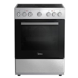 Midea MFO24D-ME4R10F-SS Ελεύθερη κεραμική κουζίνα Ασημί