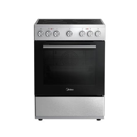 Midea MFO24D-ME4R10F-SS Ελεύθερη κεραμική κουζίνα Ασημί