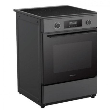 Davoline FCIB 1100 TOTAL BLACK Ελεύθερη Επαγωγική Κουζίνα Mαύρη