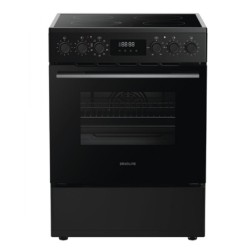 Davoline CMFB 1100-BL Ηλεκτρική κουζίνα κεραμική Μαύρη με ρολόι