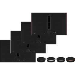 Neff V68YYX4C0 N90 Επαγωγικές εστίες με ενσωματωμένο απορροφητήρα 80cm Gloss Black Flex Design