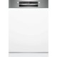 Bosch SMI2ITS66E Σειρά 2 Εντοιχιζόμενο πλυντήριο πιάτων με εμφανή μετόπη 60cm INOX