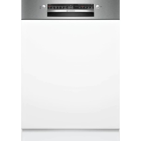 Bosch SMI2ITS66E Σειρά 2 Εντοιχιζόμενο πλυντήριο πιάτων με εμφανή μετόπη 60cm INOX