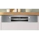 Bosch SMI2ITS66E Σειρά 2 Εντοιχιζόμενο πλυντήριο πιάτων με εμφανή μετόπη 60cm INOX