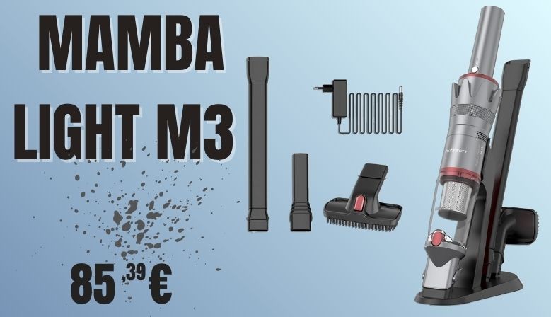 Με το επαναφορτιζόμενο σκουπάκι χειρός Mamba Light M3 της Rohnson η καθημερινή καθαριότητα γίνεται πιο εύκολη και αποδοτική από ποτέ εξασφαλίζοντας άριστα αποτελέσματα με λιγότερη προσπάθεια. 