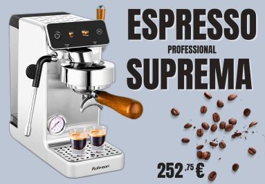 Rohnson R-98300 Suprema Επαγγελματικού Τύπου Μηχανή Espresso